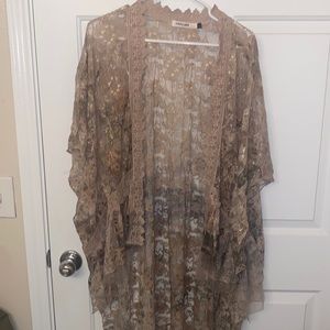 Lace Venice kimono size large